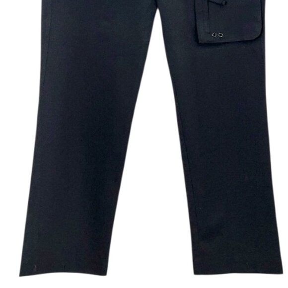 Pete & Greta by Johnny Was Hailey Cargo Pants Black Size 6 Pre-Loved - Picture 3 of 6
